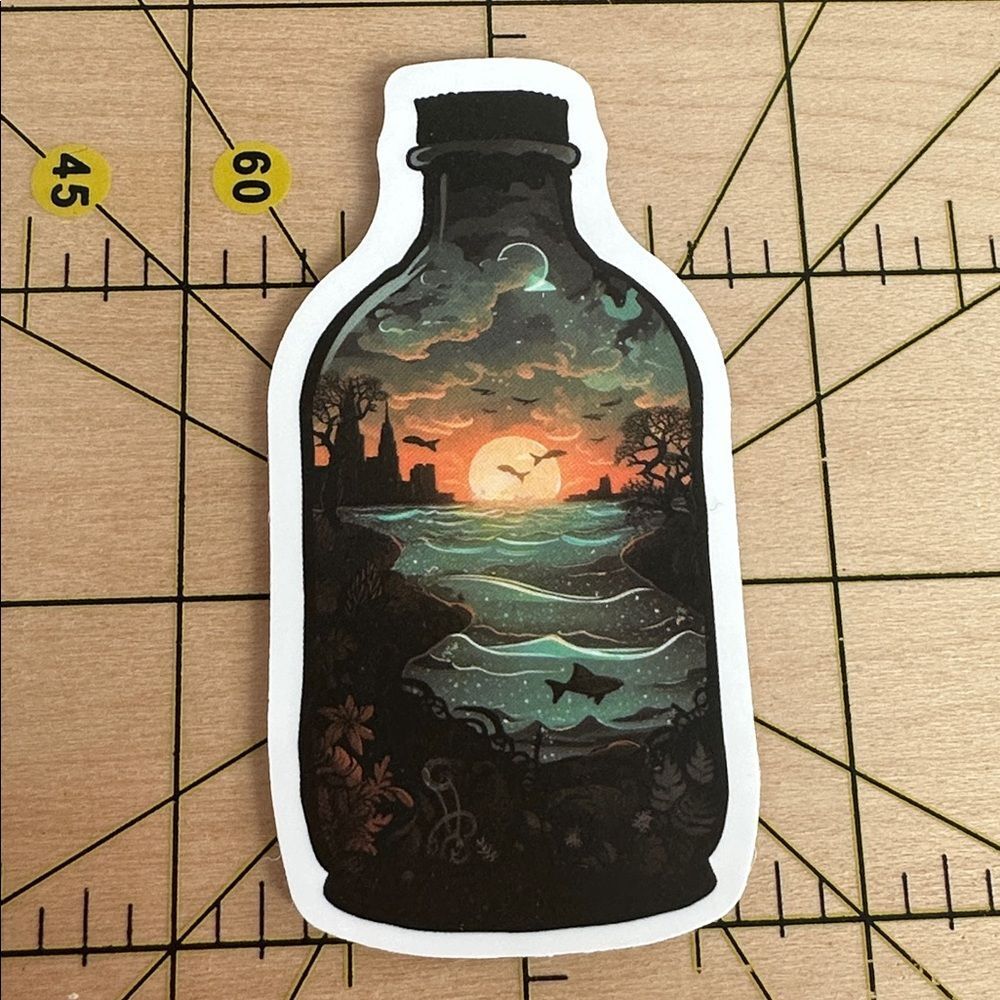 💜13/$13 +Bundle Sticker Sale | Aesthetic Sunset Waterproof Sticker